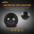Partsam 2pcs 3 4  Smoked Amber Led Clearance Light Side 3 4 Inch 