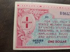 Us Mpc Military Payment Certificate  1 One Dollar Note Series 471 High Grade