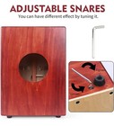 Aklot 10    Cajon Drum Compact Acoustic Jam Cajons Betula Wood Percussion Box