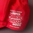 The Super Mario Bros Movie Promotional Hat Nintendo Snapback Baseball Cap Red