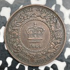 1864 Nova Scotia Large Cent Lot f7924