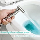  Pack Bidet Sprayer Head Stainless Steel Handheld Shattaf Jet 2 Brushed Nickel