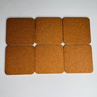 Set Of 6 Vintage Pimpernel Cork Backed Coasters Floral Array