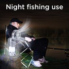 Solar Portable Led Camping Lantern With Fan Usb Rechargeable Flashlight Lamp
