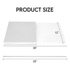 12  X 38  Aluminum Exhaust Wrap Head Shield Insulation Muffler Wrap Armor