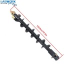 6  X 48  Auger Bit 2  Hex Collar Skid Steer Post Hole Digger Attachment