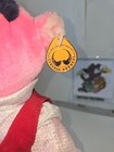 Vintage 1980 Pink Panther Touch Of Velvet The Dealer 15    Plush  W tags And Stand