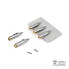 Us Stock Lesu 1 14 For Tamiya Rc Tractor Truck Spare Parts 3mm Metal Lamp Cup A