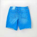 Nine West Women s Blue Denim Jean Shorts Bermuda Mid Rise Size 8