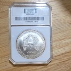 1999 American Silver Eagle 1 Oz Dollar S 1 Pci Ms67 100  White Vintage Greenslab