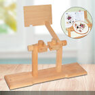 Wooden Embroidery Hoop Stand Cross Stitch Holder Portable Frame Rack Diy Sewing