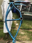 1966 Vintage Schwinn Stingray Deluxe Sky Blue Frame fork