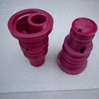 Taylor Ice Cream Parts - Red Liquid Valve Body For Coaxial Pump - X36202