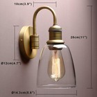 1-light Brass Modern Vintage Indoor Wall Sconce  Vanity Single Luxury