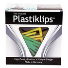 Lp0300 Plastiklips Paper Clips  Medium  Assorted Colors  500 box