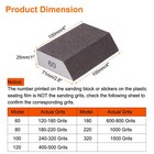 8pcs Sanding Sponge Blocks 60   120-180 Grit  Sanding Block 4 x2 8 x1 