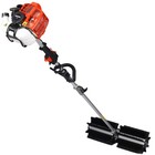 Epa-certified 52cc 2-stroke Gasoline Snow Broom Sweeper W  24 x9  Brush