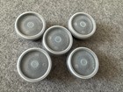 Tupperware Smidgets  Lot Of 5 New Mini Container 1oz Black   Clear