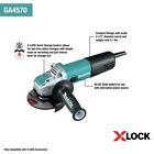 Makita Ga4570-r 4-1 2  X-lock Angle Grinder  Ac dc Switch Certified Refurbished