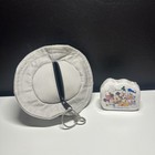 Pluto Grey Hat Zippered Pouch Keychain Coin Purse  Disney Company Vintage