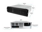 Rosewill Rsv-z3200u 3u Server Chassis Rackmount Case  6x 3 5  Bays  E-atx Compat