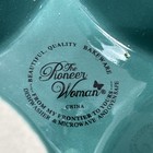 The Pioneer Woman Ceramic 6 Cup Muffin Pan Flea Market Teal Blue Florals Cupcake