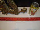 Big Heavy Thick 28  By 10 3 4  Asian Cast Brass Dragon Chinese Wall Mount