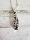 Coffin Necklace Skeleton Halloween Goth Jewelry Bones Gift Graveyard