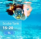 1l Mini Scuba Tank Underwater Dive Portable Lungs Deepest 32 8ft Scuba Oxygen