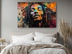 Bob Marley Reggae Canvas Wall Art - Ready To Hang Home Decor Poster