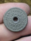 1941 Washington State Sales Tax Token 14 Cents Or Less Tax Commission Coin