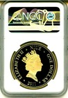 2011 Niue  1 Star Wars Gilt Zn Cu Zinc-copper C-3po Colorized Ngc Pf69 Uc