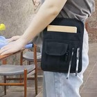 Server Apron With Multiple Pocketsadjustable Belt For Waitress Waiter Waist A   