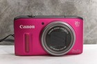 Canon Powershot Sx260 Hs Camera - 12 1mp  20x Zoom  Pink  Works tested  read 