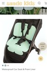 New Sande Kids Waterproof Silicone Baby   Pram   Stroller Seat Liner Accessory 
