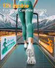 Foldable Treadmill With 10  Incline  3 5hp Low Noise Walking Pad Treadmill With
