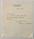 1st Lady Eleanor Roosevelt Autographed 1953 Typed Signed Letter - Jsa - Free S h