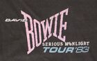 Rare Vintage 1983 David Bowie Serious Moonlight T-shirt Original M Kroq 106 7 Fm