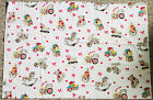 Springs Industries 3 4 Yd Novelty Baby Nursery Fabric Vintage Crafts Quilting