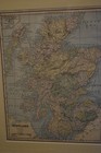 Antique Map Of Scotland 17  X 20  Framed Map By George F  Cram 