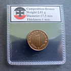 Germany Wwii Era Third Reich Nazi Genuine 1 Reichspfennig Coin 1936-1940 Bronze