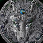The Wolf Techno Totem 2 Oz Antique Finish Silver Coin 0 00001 Bitcoin Ucs 2025