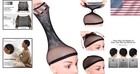 Black Wig Net For Long Hair - 2 Durable And Breathable Caps For Cosplay