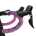 Supacaz Super Sticky Kush 2 5 Mm Bicycle Handlebar Tape - Splat - Neon Pink