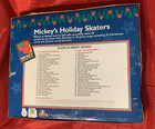 Nib 1996 Disney Mr  Christmas Mickey s Holiday Skaters Ice Skating Musical Read