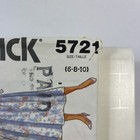 Butterick Dress 5721 Size 6 8 10 Vintage Sewing Pattern