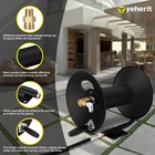 Pressure Washer Hose Reel  100ft High Pressure Hose Reel With Hand Crank  3 8 