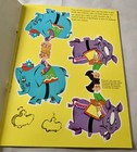 Vintage 1966 Whitman-paper Toy Punch Out Book - Easy To Do Carousel - Unused
