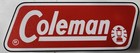 Coleman Illuminated Store Sign Display Vintage Lantern Logo 1971-1983 Design