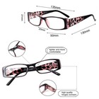 5 Pack Spring Hinge Reading Glasses Rectangular Multicolour 2 25 Power